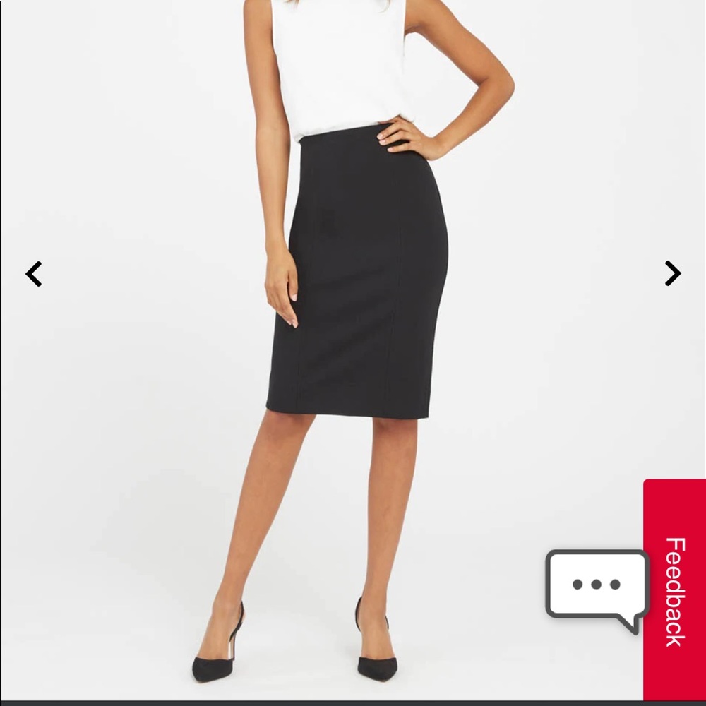 Spanx M pencil skirt black